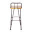 Tabouret en bois et métal DENALI INDUSTIAL