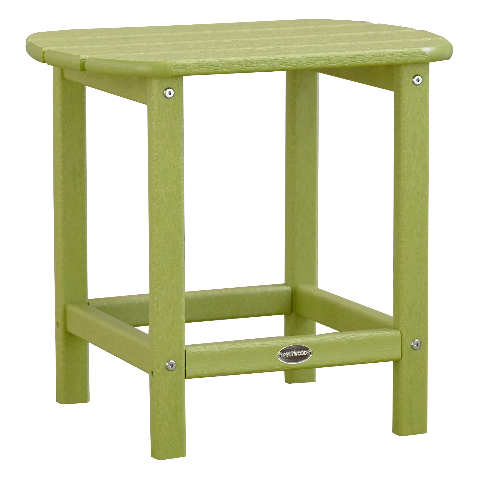 POLYWOOD South Beach 26" Counter Side Table, Lime