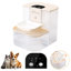 Fontaine d'eau Smart Pet, distributeur d'eau automatique pour chat 4,5 l, station d'eau pour chien rechargeable sans fil avec télécommande, 3 réglages de volume et 3 intervalles de temps