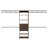 Closet System Pittsburg, Bedroom, Dark Walnut-1331157532