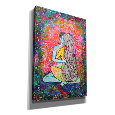 Red Barrel Studio® 'Embracing2 by Noemi Ibarz, Canvas Wall Art