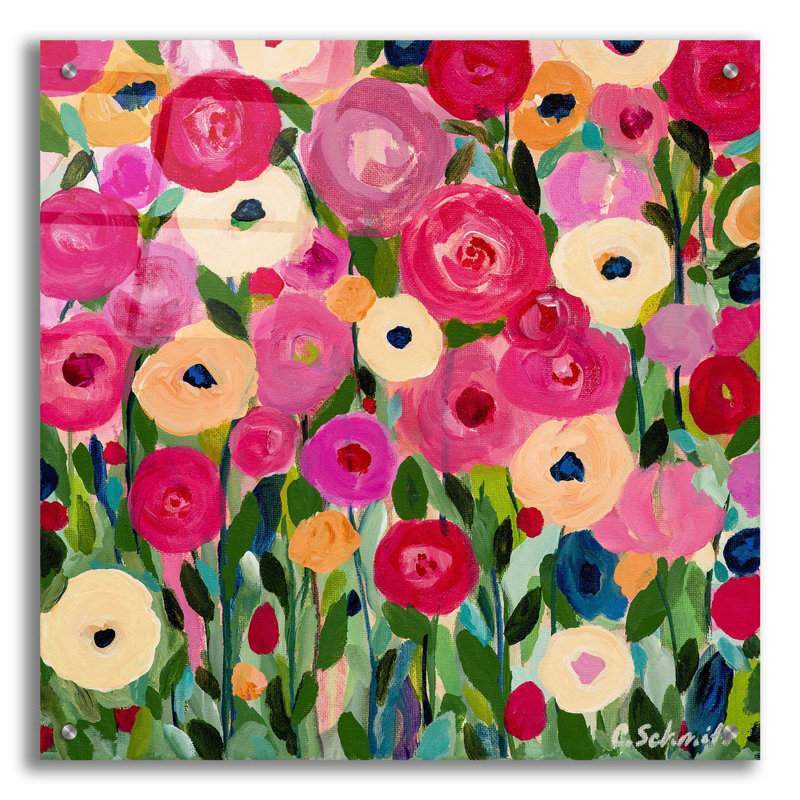 «Jayin Childernal Joy On Plastique / Acrylique» par Carrie Schmitt, H 24 po x l 24 po x P 0,2 po