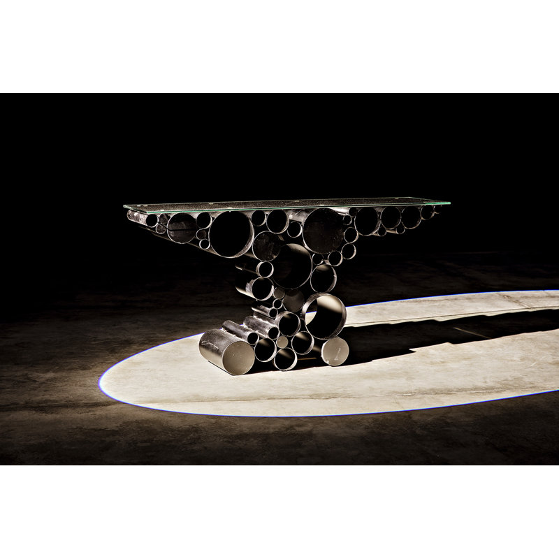 Paradox 60'' Glass Top Console Table