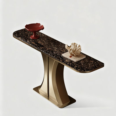 Italian Light Luxury Entryway Console Table