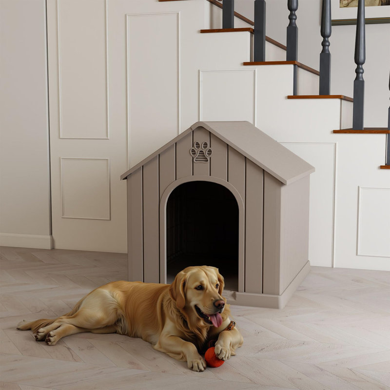 Niche pour chien Yardgrace, Gris