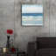 «Calming Coast» par Julia Purinton, art mural en verre acrylique, 24 po x 24 po-1923712352