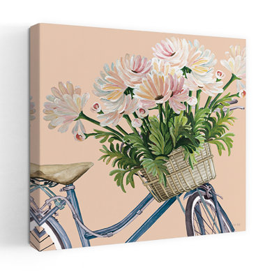 Fleurs de corail I, art floral printanier contemporain