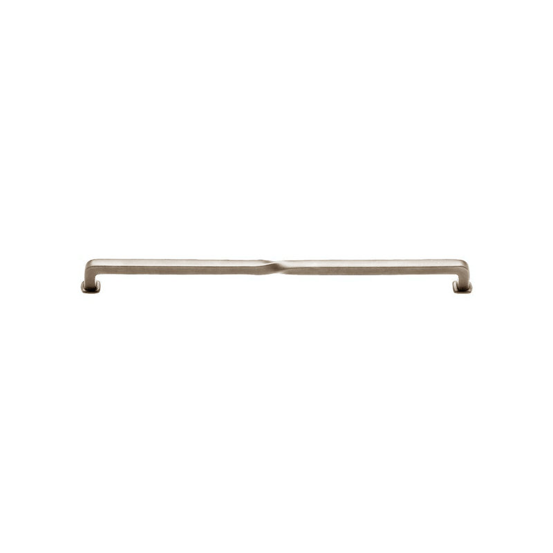 Twist Bar / Handle Pull, White Bronze Brushed, 18"