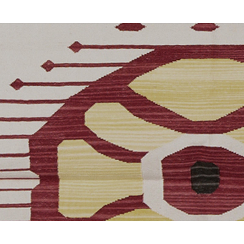 Flatweave Wool Ikat Indoor Rug