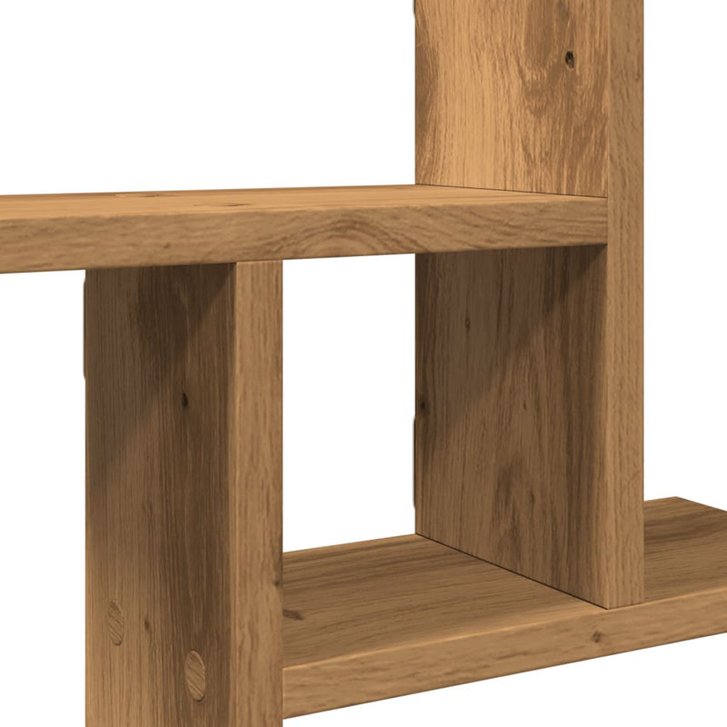 Rocchi Floating Shelf, 50cm H x 50cm W x 12cm, Artisan Oak