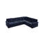 Canapé-lit convertible en forme de L de 118 po, lit escamotable, canapé modulaire surdimensionné à 6 places avec garniture cloutée et accoudoirs roulés, canapé-lit en chenille pour le bureau du salon-1127486176