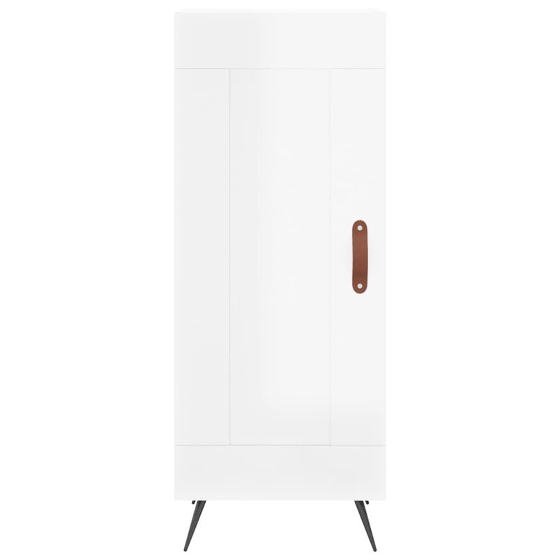 Merielle 34.5cm Sideboard, High Gloss White
