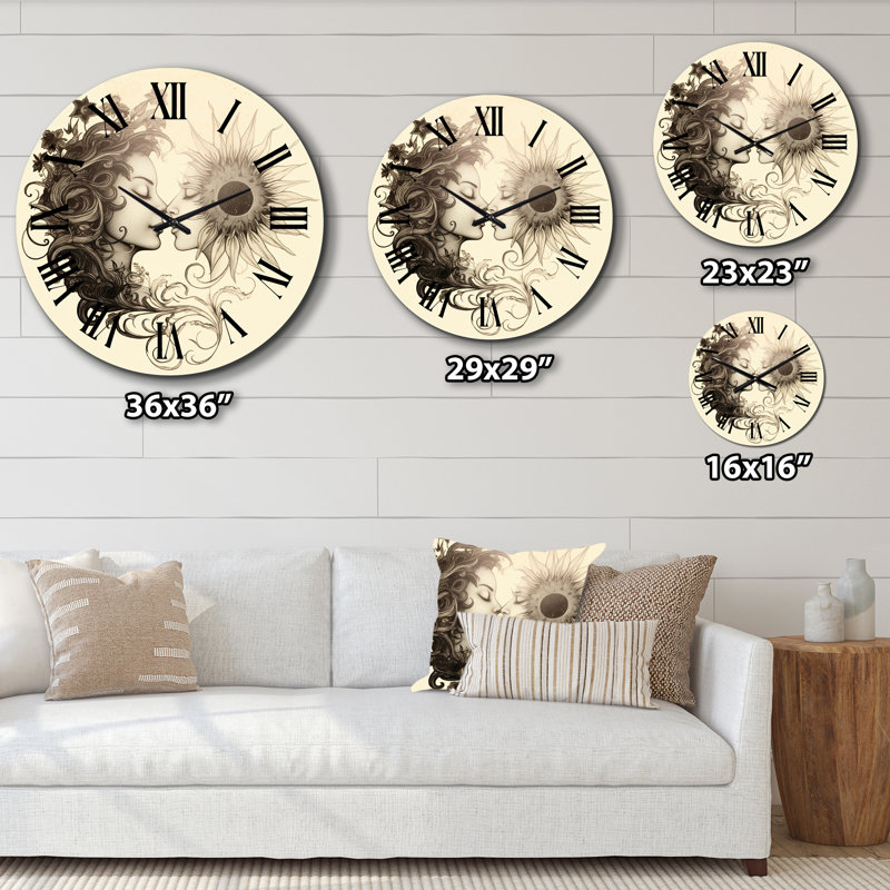 Metal Wall Clock, Large