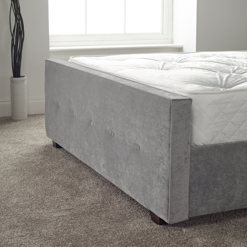 Hixson Upholstered UK Small Double - DE 120 X 190 Cm Bed, Small Double (4')