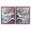 Série ABSTRACT CDLxxxi - reproduction encadrée de qualité supérieure - prête à être accrochée - aucun clou requis - aucun clou requis-259032381-259032383