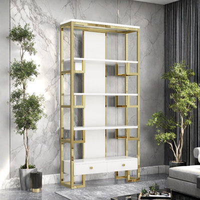 A light luxury and elegant bookcase