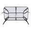 Cass Rectangular 6 - Person 150cm L Outdoor Garden Tempered Glass Black Marble Coffee Table