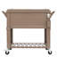 Glacière de patio à roulettes de style mobilier 80 pintes Permasteel-86932496-116395587