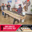 Table de jeu de palets GoSports Premium 9 pi avec 8 rondelles, cire et brosse