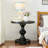 Caesar Traditional Round Pedestal End Table-1861390572