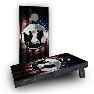 Custom Cornhole Boards Pow Theme Cornhole Game - Wayfair Canada