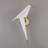 Spritz Solid Brass LED Armed Sconce-1912751430
