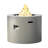 Rodeny 32"  Propane Gas Outdoor Alloy Steel With Concrete Style Fire Pit with Lid