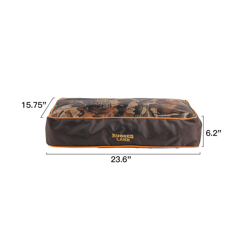 Matelas pour chien avec housse amovible, H 6,2 po x l 23,6 po x P 15,75 po