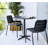 Drop Round Metal Outdoor Coffee Table , in. W in. D-70592704-70592706-82816351