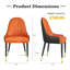 Chaise parsons rembourrée Canalou-1909028357