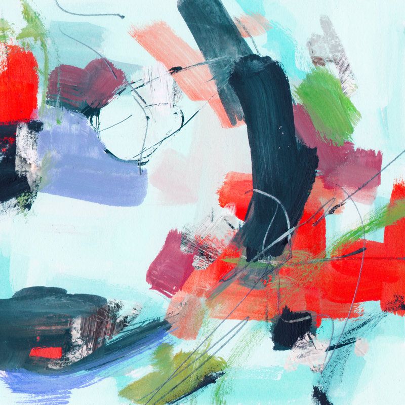 Hot Summer Sky I by Melissa Wang - Wrapped Canvas Print, 30 cm H x 30 cm W