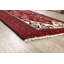 Tapis rouge en laine noué à la main de conception unique 3 pi 5 po x 5 pi 11 po Schatz