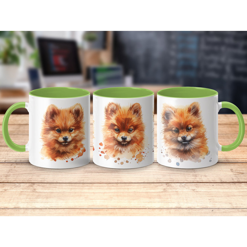 Mug, 3, Light Green