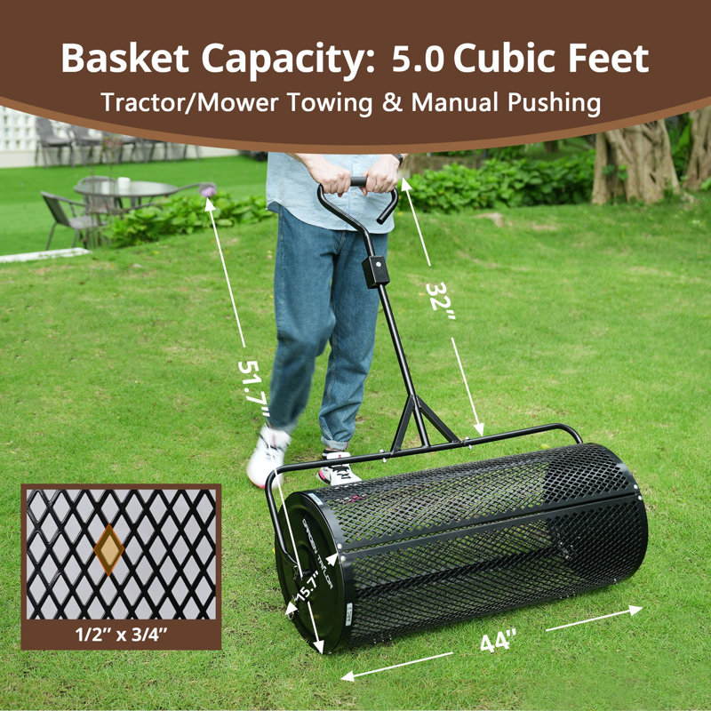 Iron Composting Accessory, 128.8 cm H x 111.7 cm W x 39.8 cm