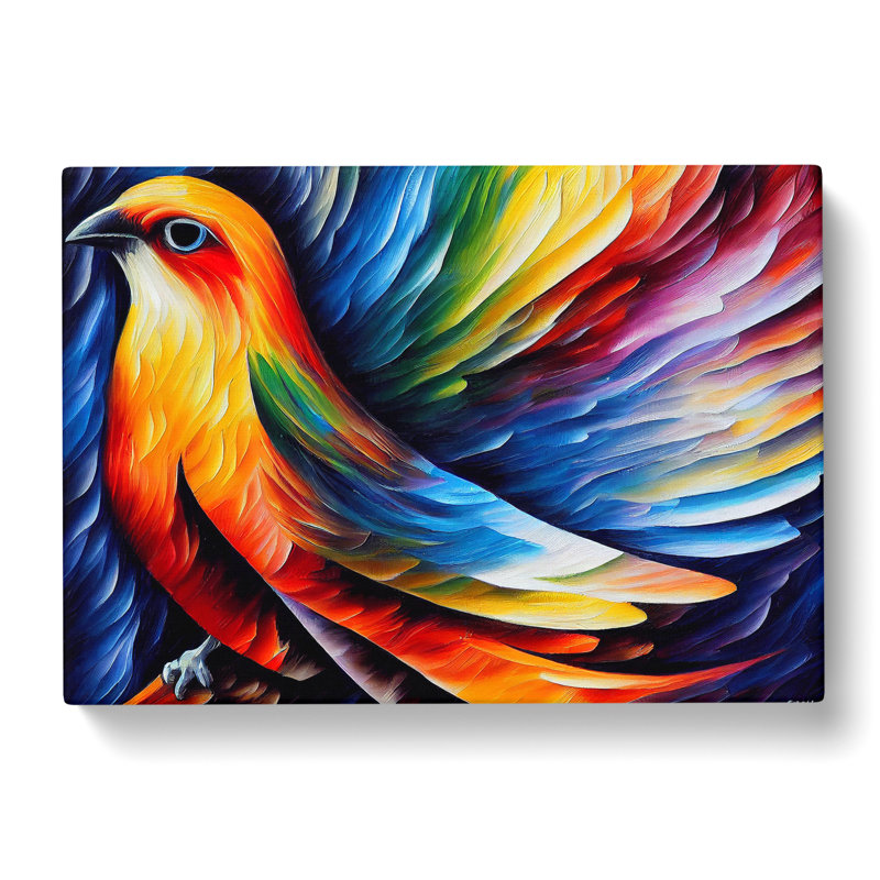 Bird Vol.6 Abstract - Wrapped Canvas, 50cm H x 76cm W x 3cm D
