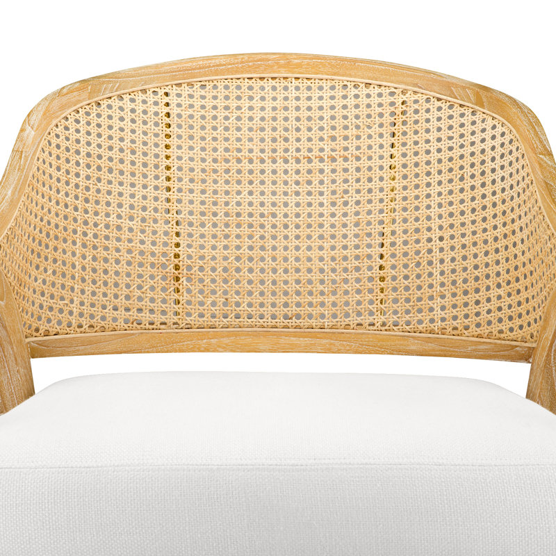 Edward Linen Armchair, Natural
