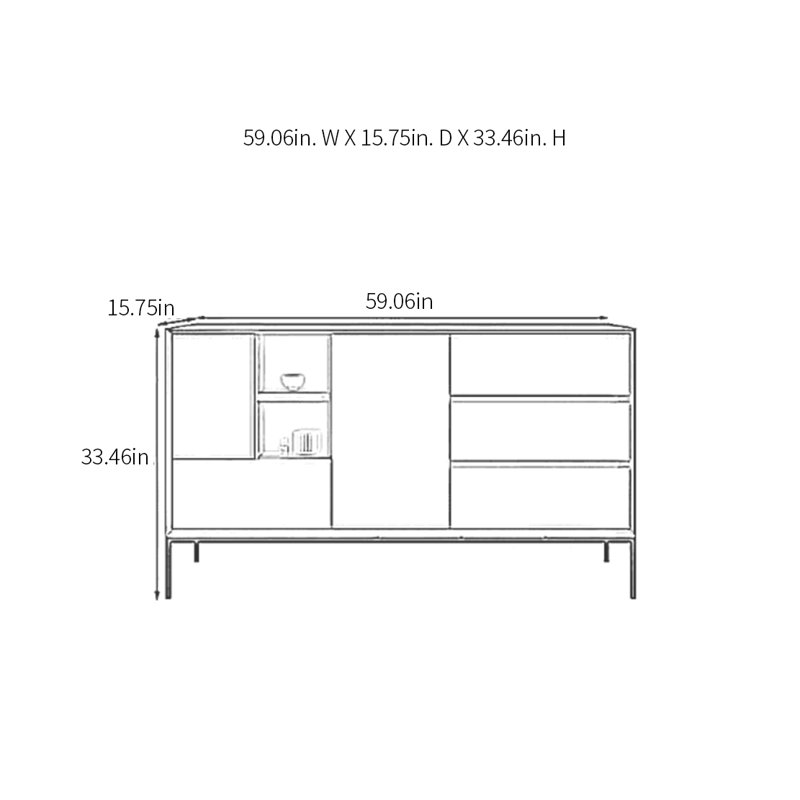 Buffet moderne et minimaliste