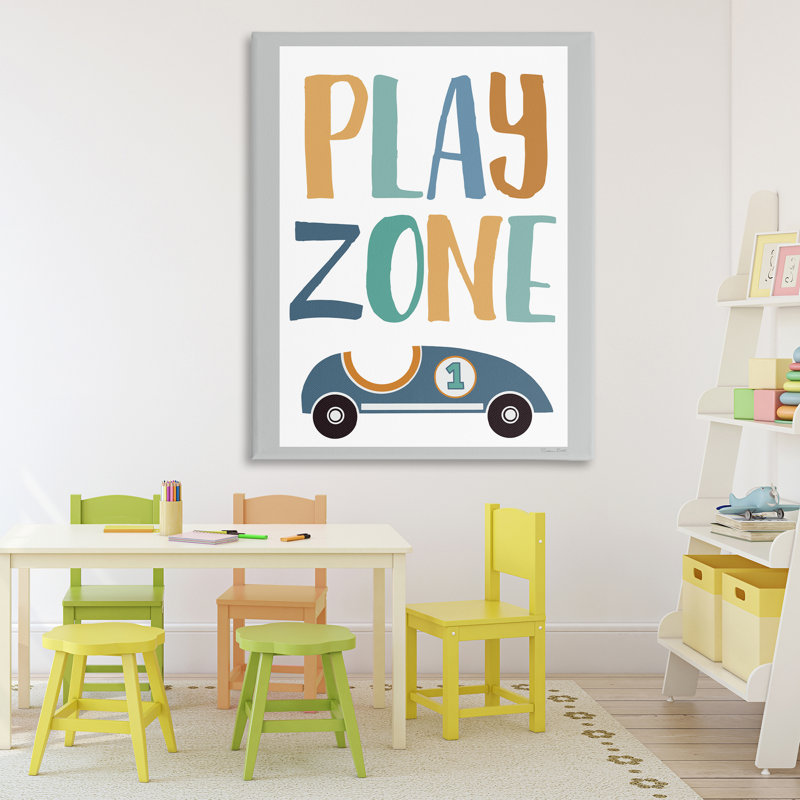 Toile de jeu Play Zone Racecar, design par Susan Ball, H 48 po x l 36 po
