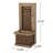 Hand Crafted Weather Resistant Waterfall Fountain with Light