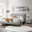 Table de chevet 2 tiroirs Grey Boucle