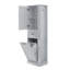 Grande armoire de rangement moderne - compartiment inclinable, tablettes réglables, capacité de 80 lb, charnières à fermeture en douceur, poignées en alliage d'aluminium, parfait pour la salle de bain et l'organisation à la maison