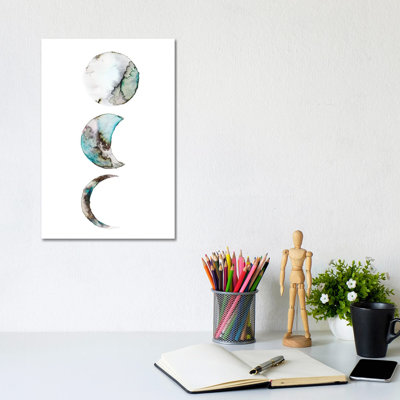 Moon by ANDA Design - Wrapped Canvas Gallery-Wrapped Canvas Giclée
