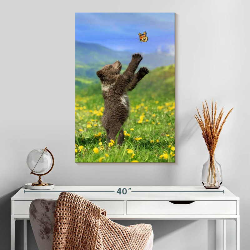 Friendly Bear, 30" H x 20" W