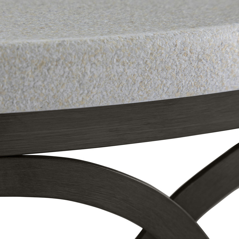 Astoria Coffee Table, 42", Travertine