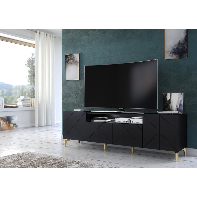 Sasithorn 70.9" Wide TV Stand for TVs up to 70", Black