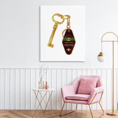Luxury Hotel Key Canvas, design by Ziwei Li