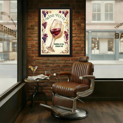 Flûte à vin Fashion Bubble Joy Elegant Sip Grapes Vine Decor
