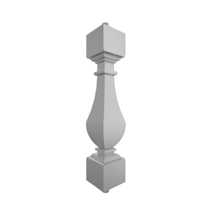 Balustre Arcadian Fiberthane 700 Series, apprêté en usine, H 26 po x l 5 po x P 5 po