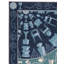 Oriental Area Rug in Blue/Dark Blue/Ivory