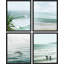 «Tropical Ocean Beach Seascape Horizon», impression sur papier 4 pièces-97782513-97782512
